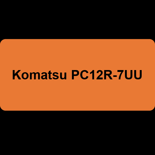 Komatsu PC12R-7UU
